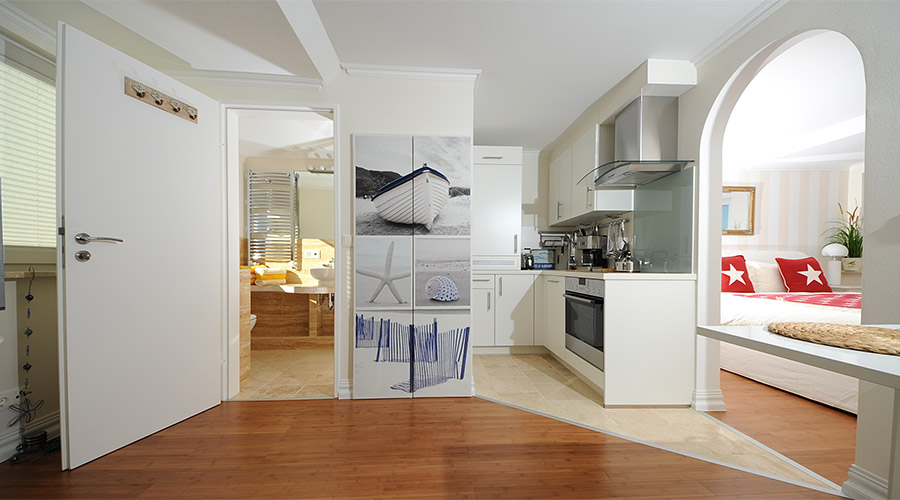 Sylt Fewo Mara Wohnzimmer