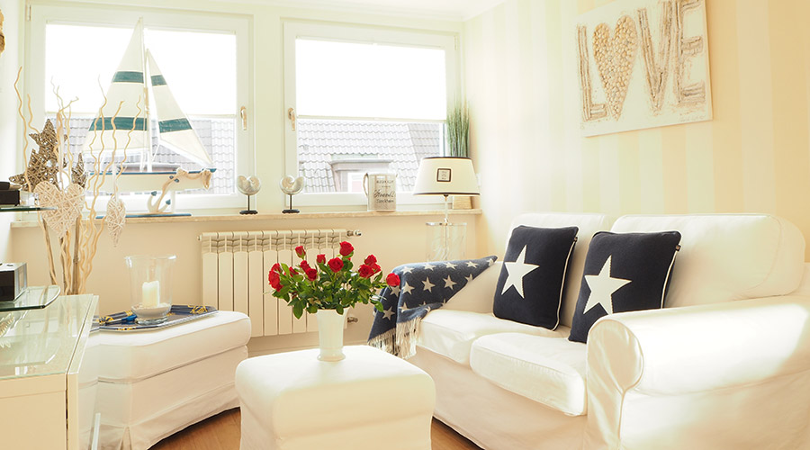 Sylt Apartment Nika Wohnzimmer